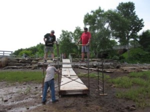 Hot work at the Wharf