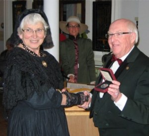 Shirley Brinkhurst was a winner of a Colchester Heritage Award for her many heritage projects at the Creamery Square Heritage Centre. Bill Canning, presenter