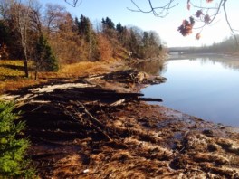 What's left of Campbell's Shipyard on French River- Courtesy of Kevin Aitchison.